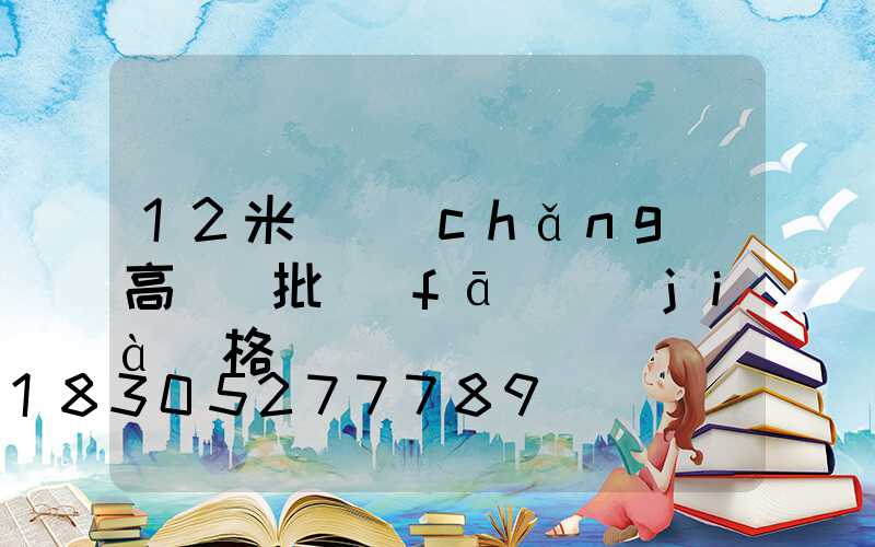 12米廣場(chǎng)高桿燈批發(fā)價(jià)格
