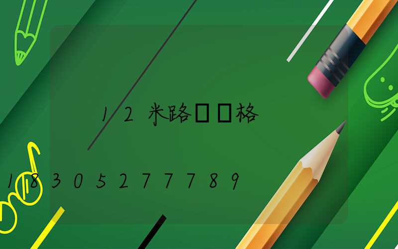 12米路燈價格