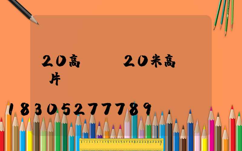 20高桿燈(20米高桿燈圖片)