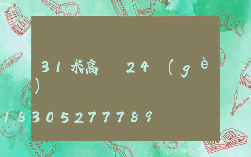 31米高桿燈24個(gè)燈頭