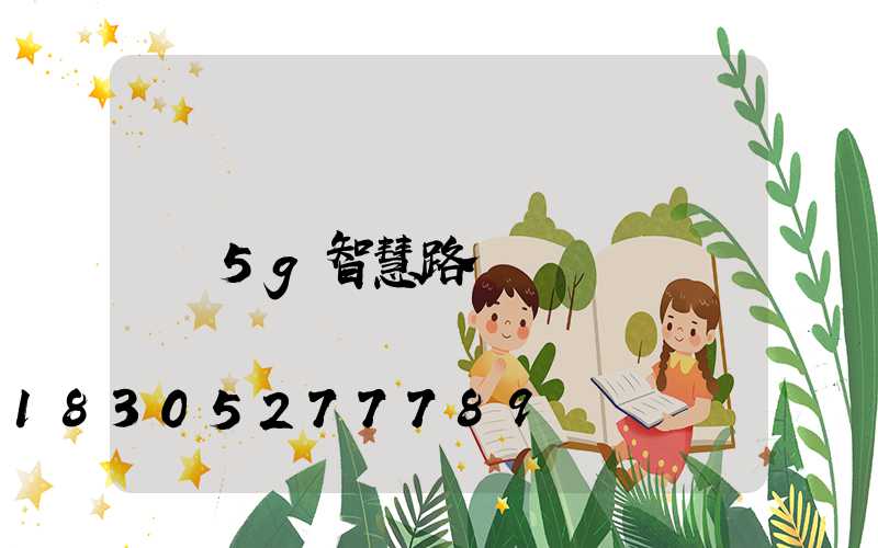 5g智慧路燈桿
