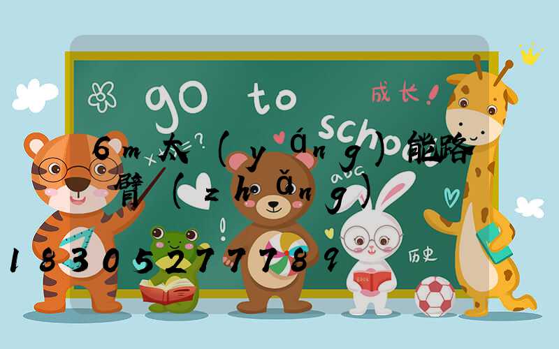 6m太陽(yáng)能路燈臂長(zhǎng)