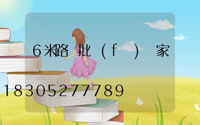 6米路燈批發(fā)廠家