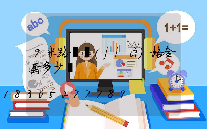 9米路燈價(jià)格全套多少錢