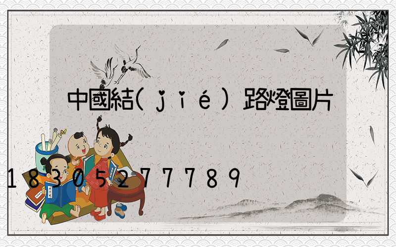 中國結(jié)路燈圖片