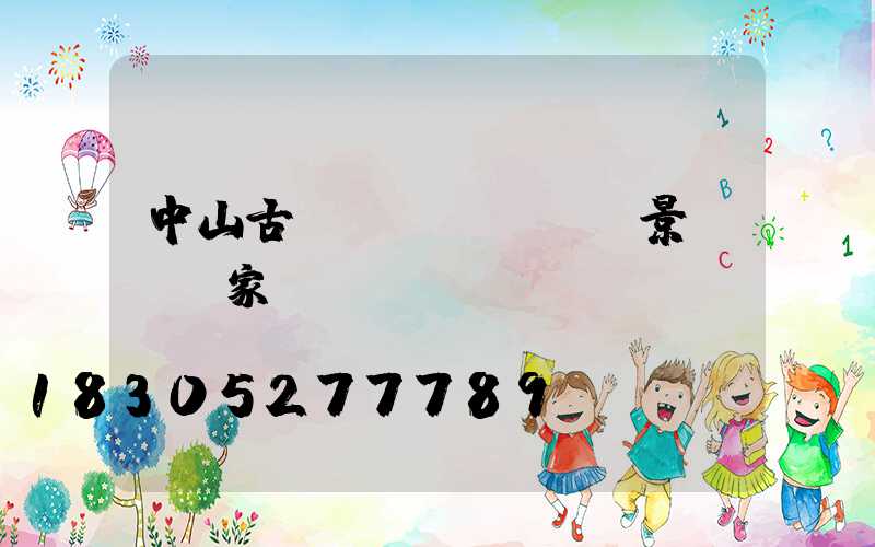 中山古鎮(zhèn)景觀燈廠家