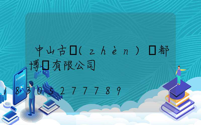 中山古鎮(zhèn)燈都博覽有限公司