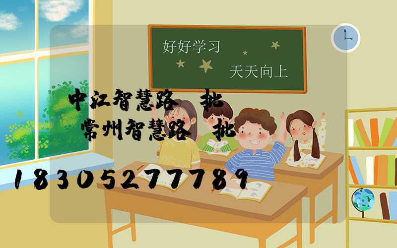 中江智慧路燈批發(fā)(常州智慧路燈批發(fā))