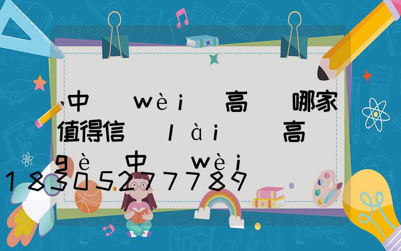 中衛(wèi)高桿燈哪家值得信賴(lài)(高個(gè)中衛(wèi))