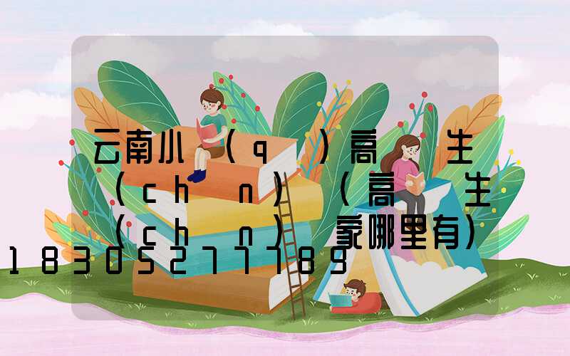 云南小區(qū)高桿燈生產(chǎn)廠(高桿燈生產(chǎn)廠家哪里有)
