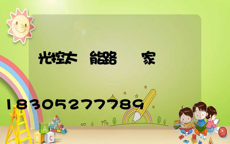 光控太陽能路燈廠家
