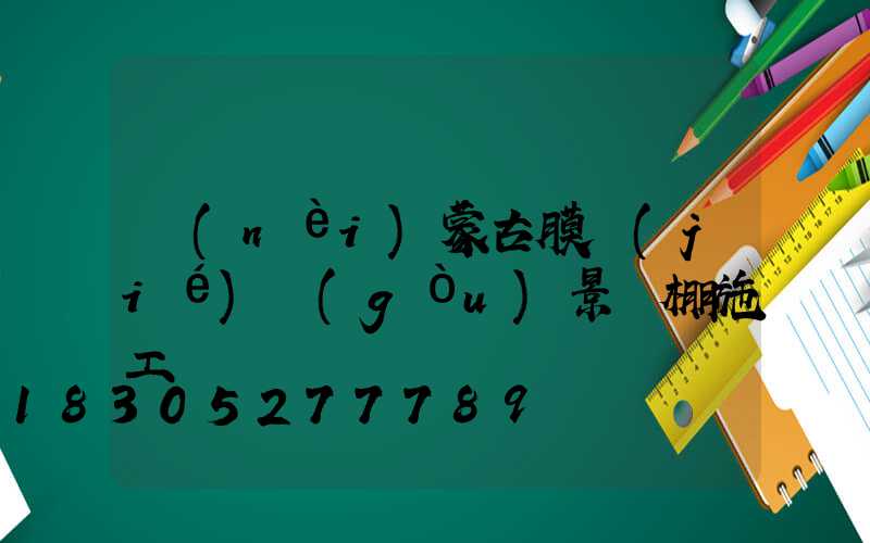 內(nèi)蒙古膜結(jié)構(gòu)景觀棚施工