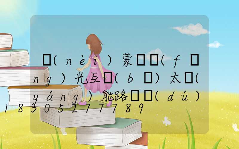 內(nèi)蒙裝風(fēng)光互補(bǔ)太陽(yáng)能路燈獨(dú)具優(yōu)勢(shì)
