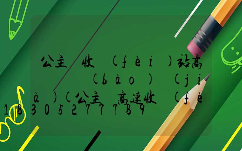 公主嶺收費(fèi)站高桿燈廠報(bào)價(jià)(公主嶺高速收費(fèi)站)
