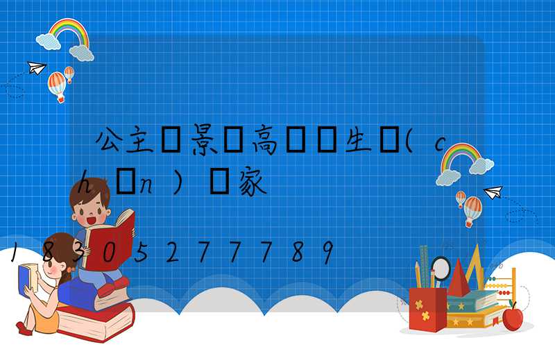 公主嶺景觀高桿燈生產(chǎn)廠家