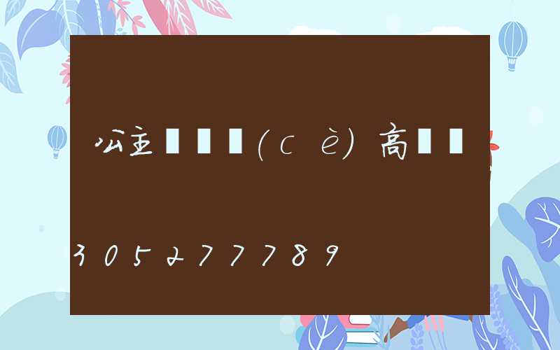 公主嶺雙側(cè)高桿燈