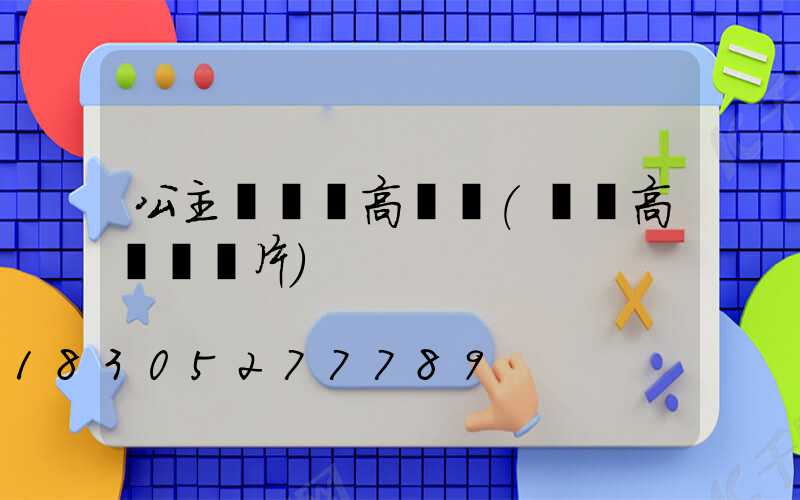 公主嶺雙頭高桿燈(雙頭高桿燈圖片)