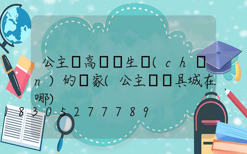 公主嶺高桿燈生產(chǎn)的廠家(公主嶺燈具城在哪)