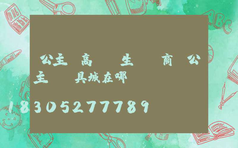 公主嶺高桿燈生產廠商(公主嶺燈具城在哪)