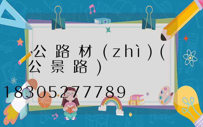 公園路燈材質(zhì)(公園景觀路燈)