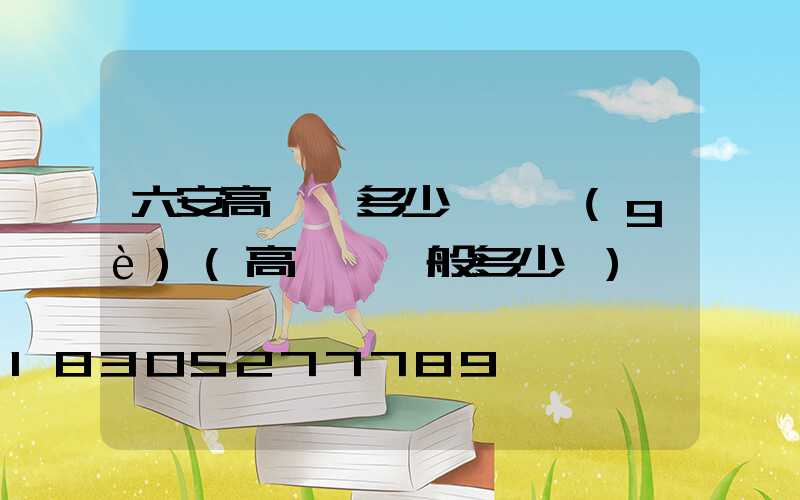 六安高桿燈多少錢一個(gè)(高桿燈一般多少錢)