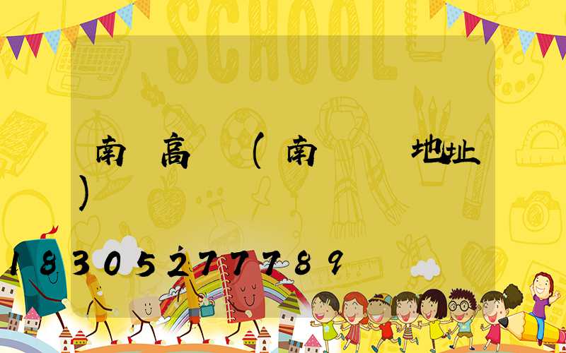 南宮高桿燈(南宮燈會地址)