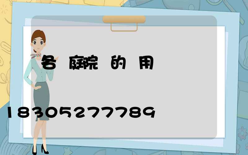 各種庭院燈的應用
