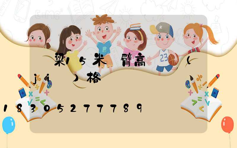 呂梁15米雙臂高桿燈價(jià)格