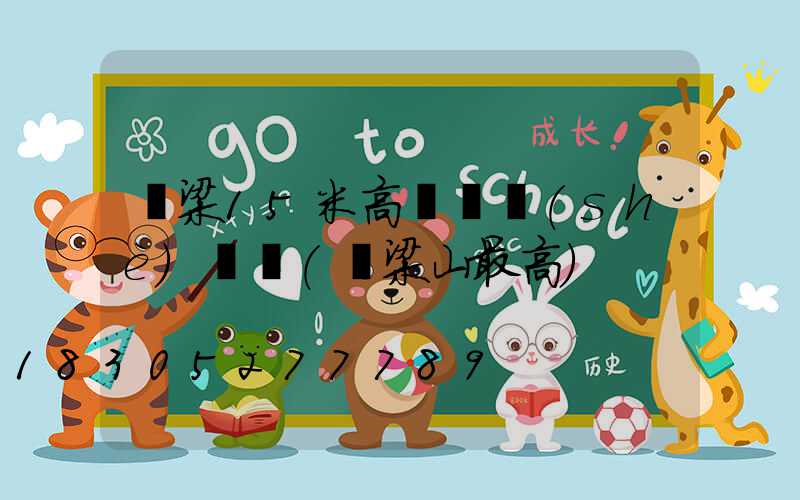 呂梁15米高桿燈設(shè)計圖(呂梁山最高)