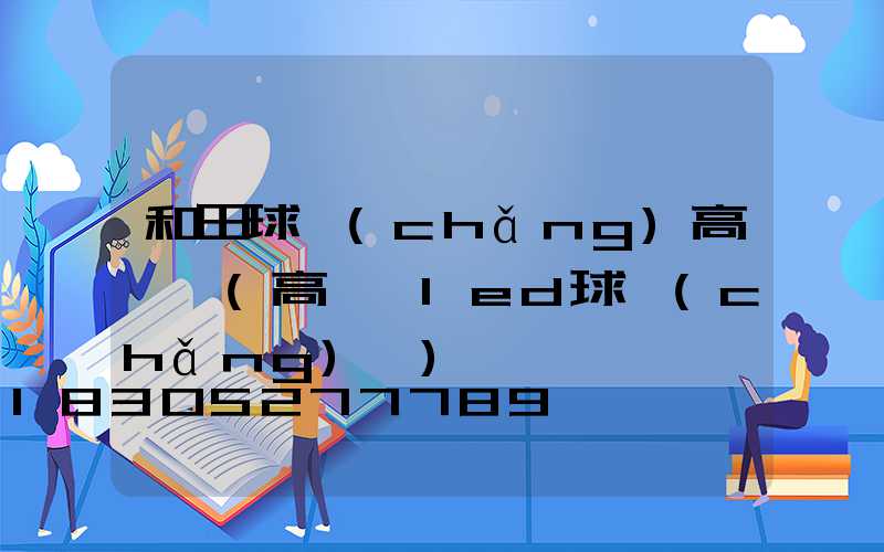 和田球場(chǎng)高桿燈(高桿燈led球場(chǎng)燈)