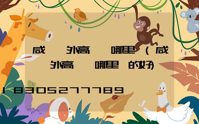 咸寧戶外高桿燈哪里賣(咸寧戶外高桿燈哪里賣的好)