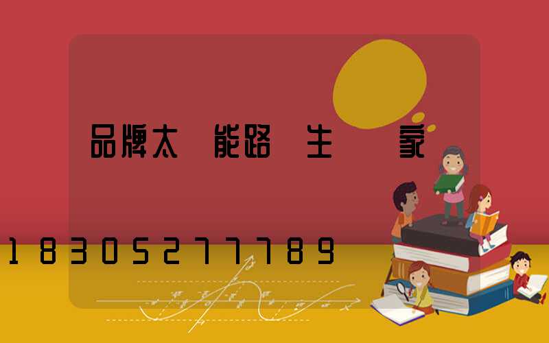 品牌太陽能路燈生產廠家