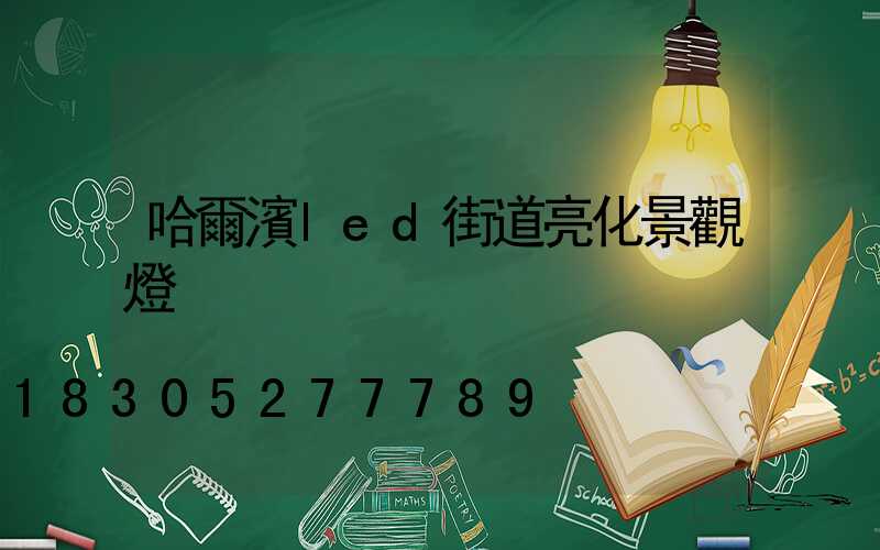 哈爾濱led街道亮化景觀燈