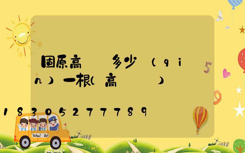 固原高桿燈多少錢(qián)一根(高桿燈廠)