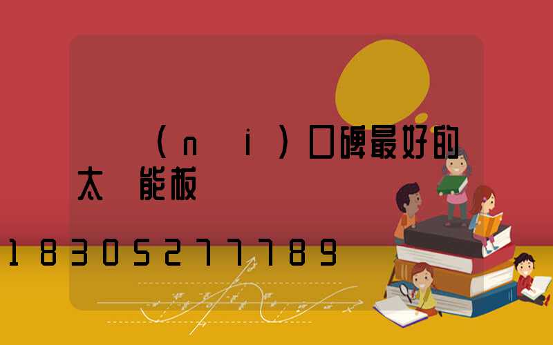 國內(nèi)口碑最好的太陽能板