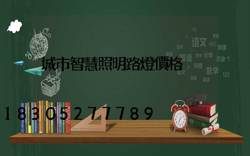 城市智慧照明路燈價格