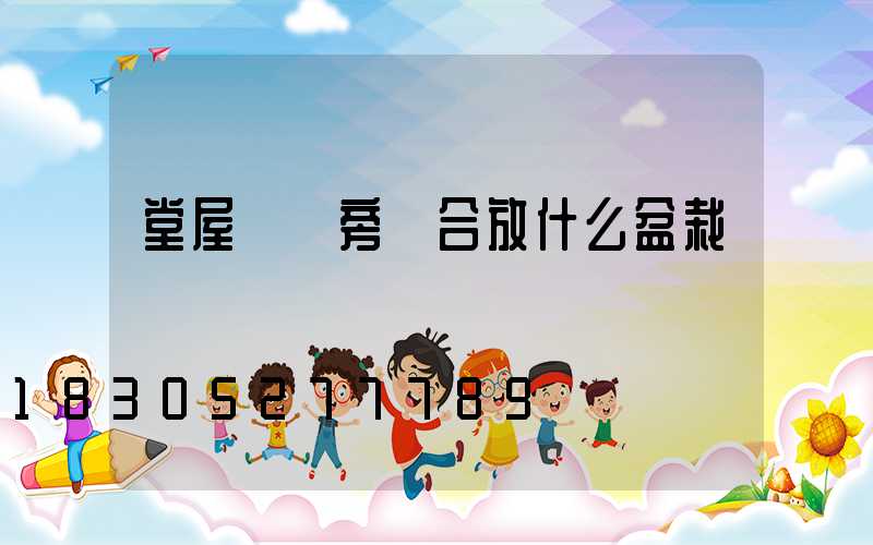 堂屋門兩旁適合放什么盆栽