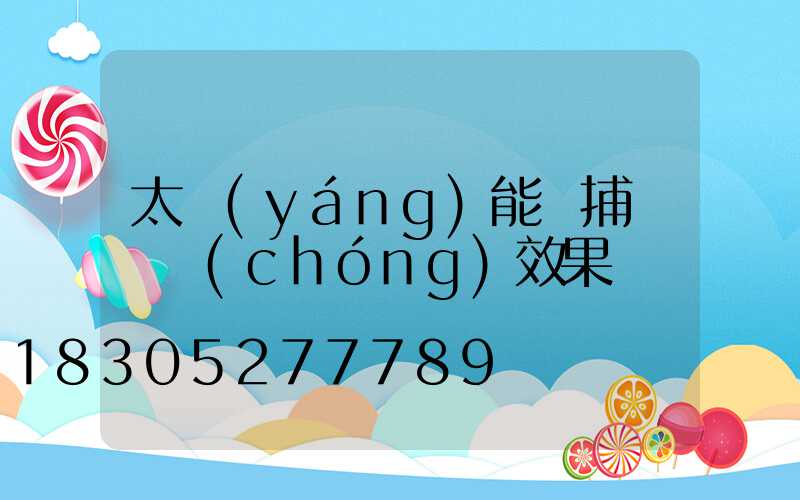 太陽(yáng)能誘捕燈殺蟲(chóng)效果