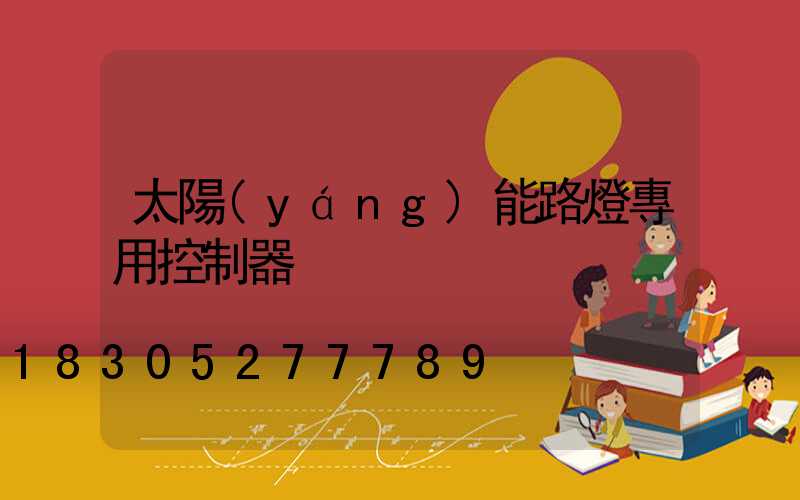 太陽(yáng)能路燈專用控制器