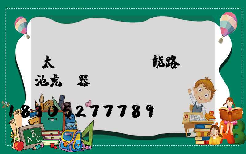 太陽(yáng)能路燈電池充電器