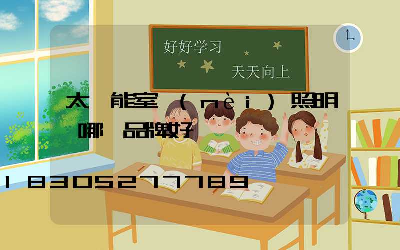 太陽能室內(nèi)照明燈哪個品牌好