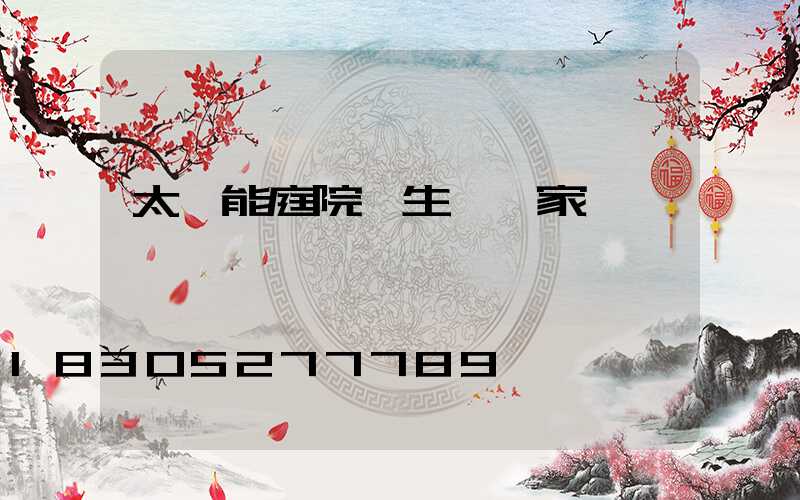 太陽能庭院燈生產廠家