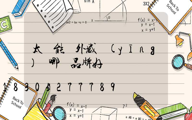 太陽能戶外感應(yīng)燈哪個品牌好