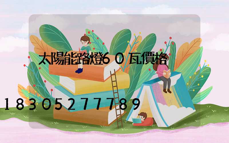 太陽能路燈60瓦價格