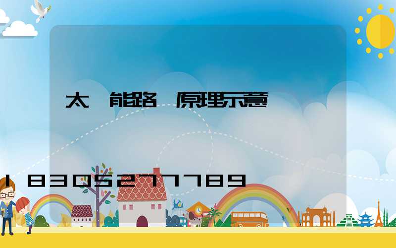 太陽能路燈原理示意圖