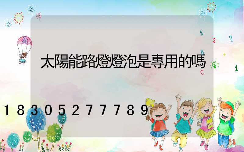 太陽能路燈燈泡是專用的嗎