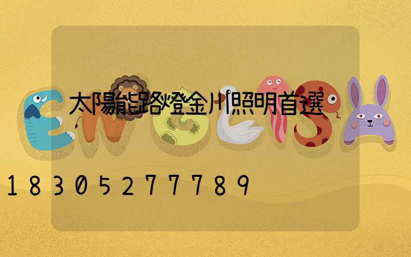 太陽能路燈金川照明首選