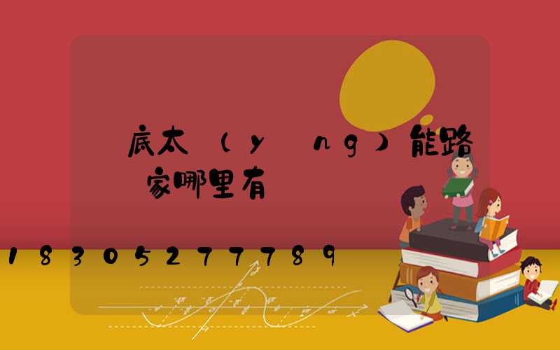 婁底太陽(yáng)能路燈廠家哪里有