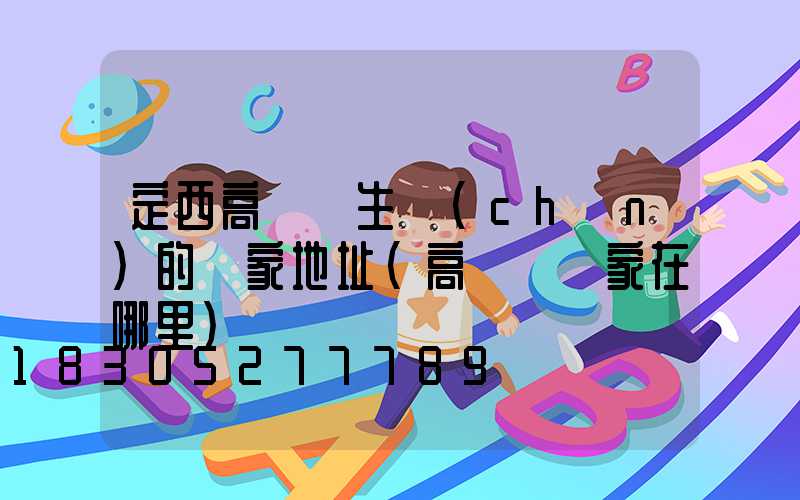 定西高桿燈生產(chǎn)的廠家地址(高桿燈廠家在哪里)