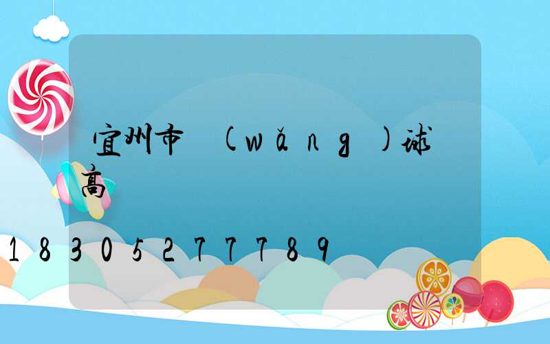 宜州市網(wǎng)球場高桿燈